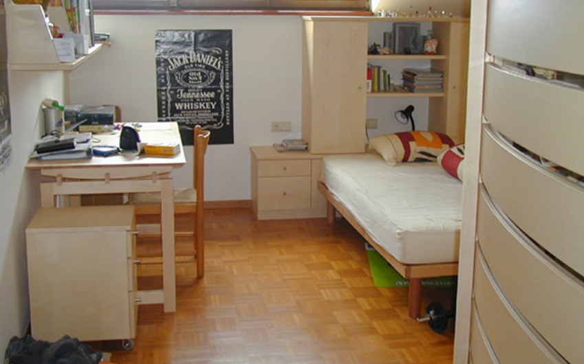 Camera da letto in acero