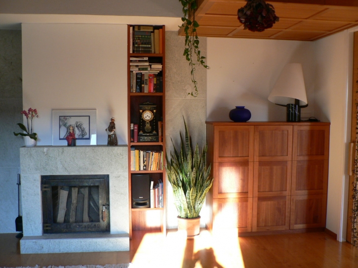 Wohnraum / Treppe in amerikanischer Kirsche 